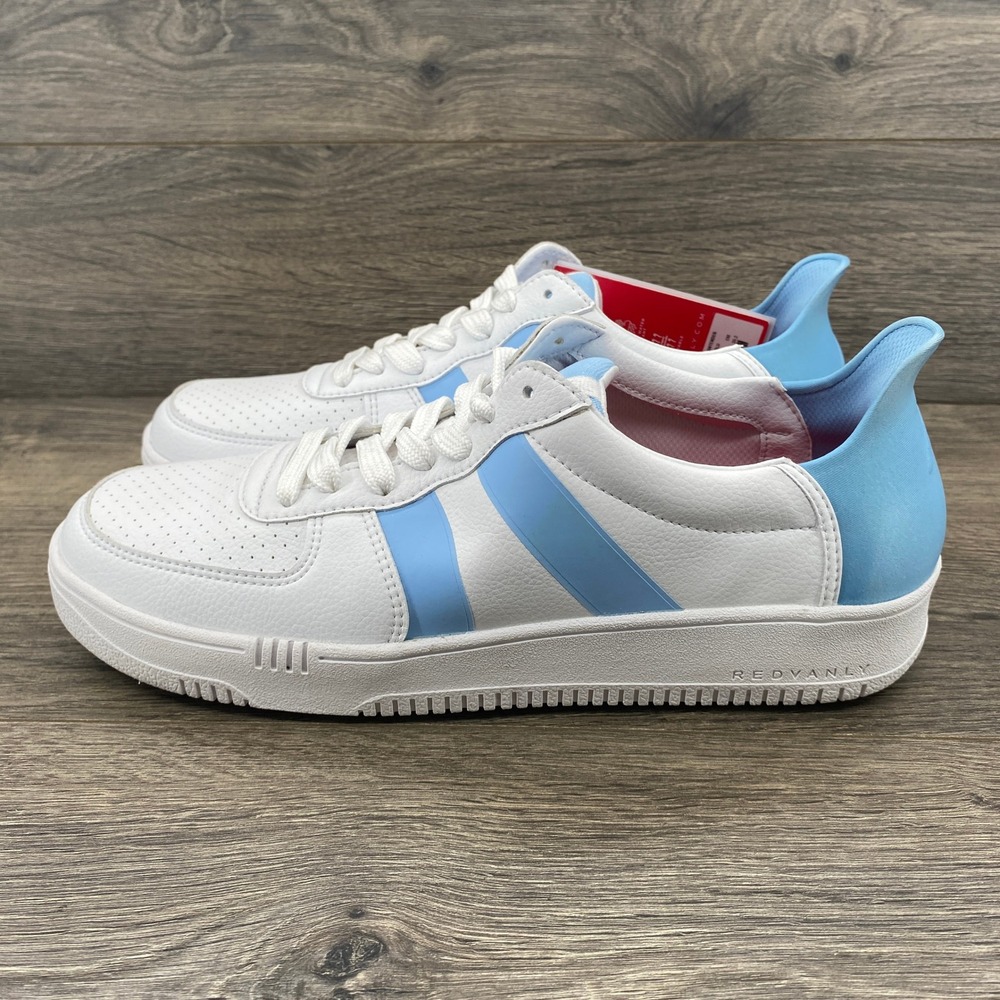 Redvanly Contender Golf Sneakers Athletic Shoes Mens Size 12 White Light Blue